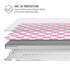 Plush Pink Hearts MacBook Air 15in (2023-2025) Case plus Skin