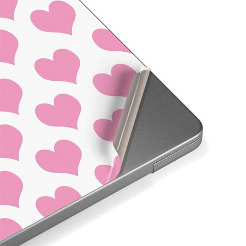 Plush Pink Hearts MacBook Pro 14in (2021-24) Skin
