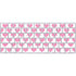 Plush Pink Hearts Magic Keyboard Skin