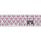 Plush Pink Hearts Magic Keyboard with Numeric Keypad Skin