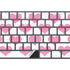 Plush Pink Hearts Magic Keyboard with Numeric Keypad Skin