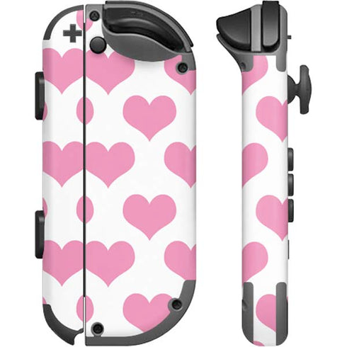 Plush Pink Hearts Nintendo Joy-Con (L/R) Controller Skin