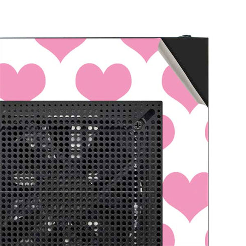 Plush Pink Hearts NZXT H510 Compact ATX Mid-Tower Case Skin