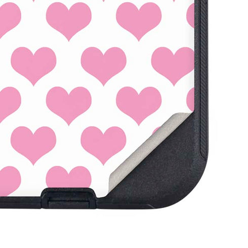 Plush Pink Hearts Otterbox Defender iPhone Skin