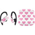 Plush Pink Hearts PowerBeats Pro Skin
