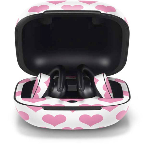 Plush Pink Hearts PowerBeats Pro Skin