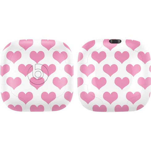 Plush Pink Hearts PowerBeats Pro Skin
