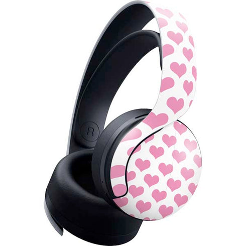 Plush Pink Hearts PULSE 3D Wireless Headset for PS5 Skin