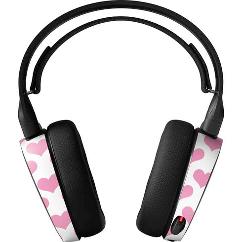 Plush Pink Hearts SteelSeries Arctis 5 Skin