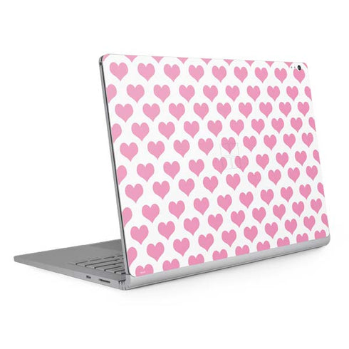 Plush Pink Hearts Surface Book 2 13.5in Skin