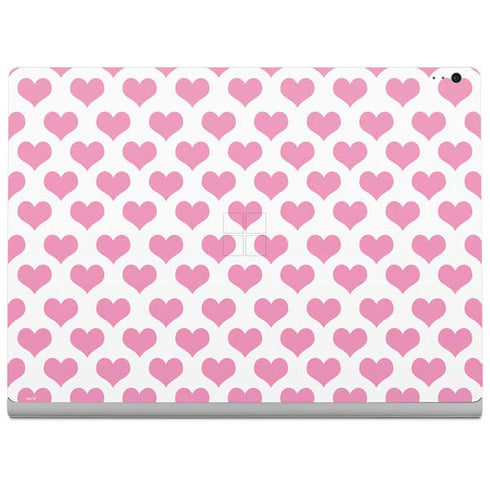 Plush Pink Hearts Surface Book 2 13.5in Skin