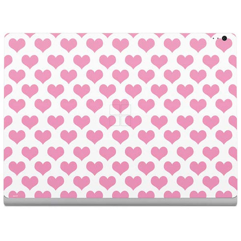 Plush Pink Hearts Surface Book 2 15in Skin
