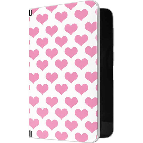 Plush Pink Hearts Surface Duo Skin