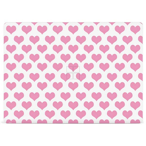 Plush Pink Hearts Surface Laptop 2 Skin