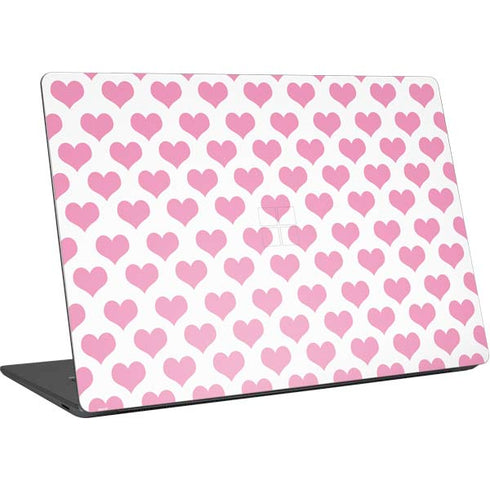Plush Pink Hearts Surface Laptop 4 15in Skin