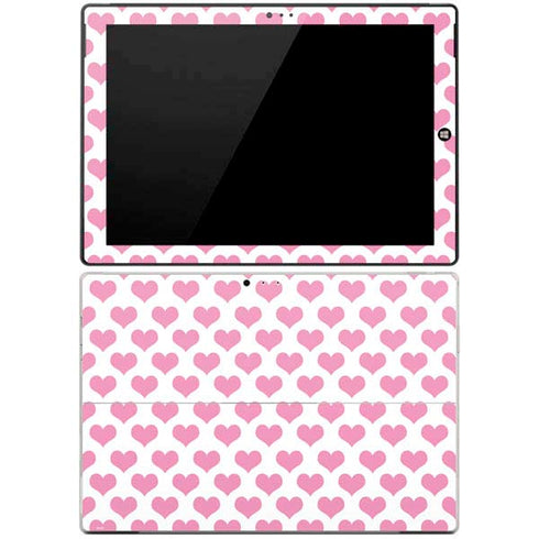 Plush Pink Hearts Surface Pro 3 Skin