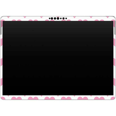 Plush Pink Hearts Surface Pro 8 Skin