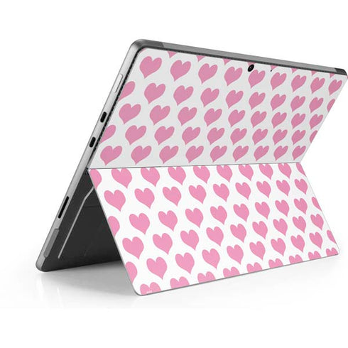 Plush Pink Hearts Surface Pro 9 Skin
