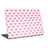 Plush Pink Hearts Universal Laptop 11in (8.8 x 6.2in) Skin