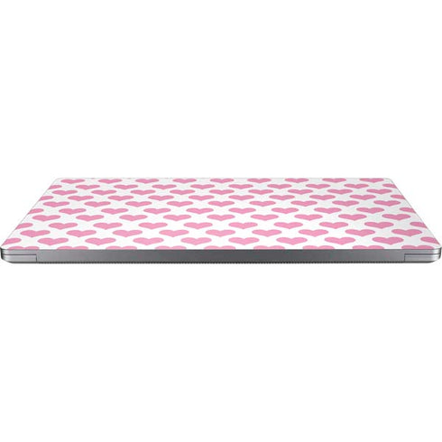 Plush Pink Hearts Universal Laptop 11in (8.8 x 6.2in) Skin
