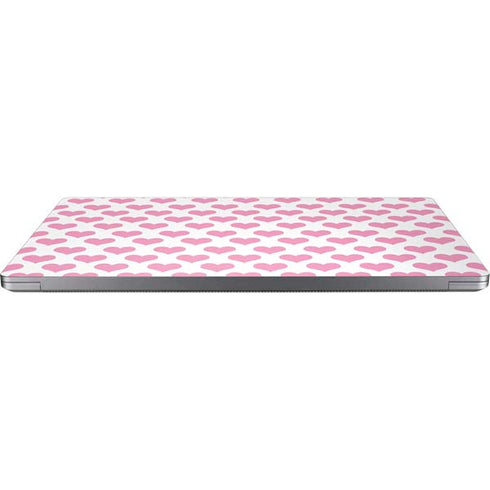 Plush Pink Hearts Universal Laptop 16.6in (13.4 x 9.7in) Skin