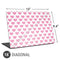Plush Pink Hearts Universal Laptop 16in (13 x 9.4in) Skin