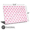 Plush Pink Hearts Universal Laptop 17in (13.8 x 10in) Skin