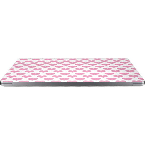 Plush Pink Hearts Universal Laptop 17in (13.8 x 10in) Skin