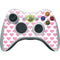 Plush Pink Hearts Xbox 360 Wireless Controller Skin