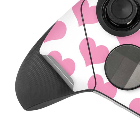 Plush Pink Hearts Xbox Elite Wireless Controller Series 2 Skin