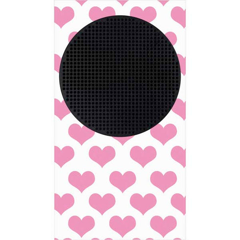 Plush Pink Hearts Xbox Series S Skins