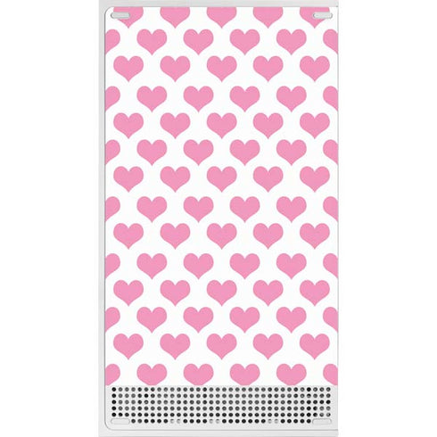 Plush Pink Hearts Xbox Series S Skins
