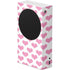 Plush Pink Hearts Xbox Series S Console Skin