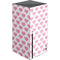 Plush Pink Hearts Xbox Series X Console Skin