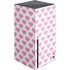 Plush Pink Hearts Xbox Series X Console Skin