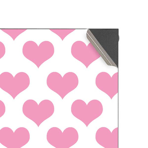 Plush Pink Hearts Xbox Series X Console Skin