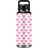 Plush Pink Hearts YETI Rambler 36oz Bottle Skin