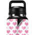Plush Pink Hearts YETI Rambler 36oz Bottle Skin