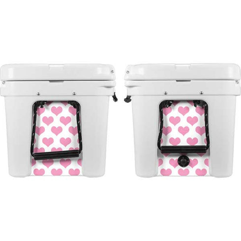 Plush Pink Hearts YETI Tundra 45 Hard Cooler Skin