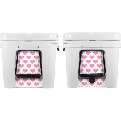Plush Pink Hearts YETI Tundra 65 Hard Cooler Skin