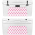 Plush Pink Hearts YETI Tundra 75 Hard Cooler Skin