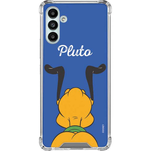 Disney Friends Pluto Backwards Galaxy A13 5G Clear Case
