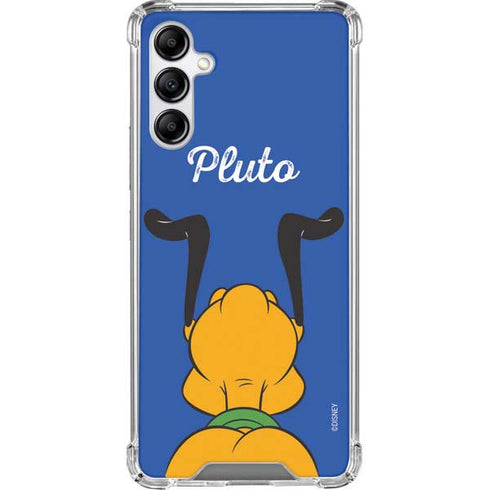 Disney Friends Pluto Backwards Galaxy A14 5G Clear Case