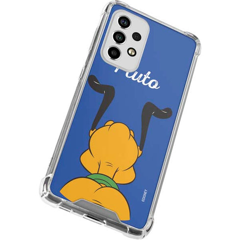 Disney Friends Pluto Backwards Galaxy A33 5G Clear Case