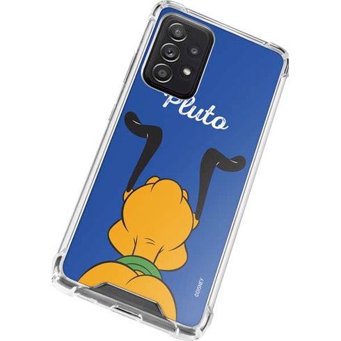 Disney Friends Pluto Backwards Galaxy A52 5G Clear Case