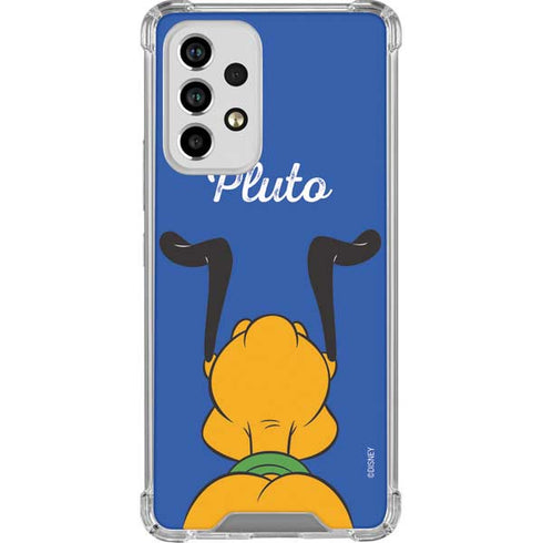 Disney Friends Pluto Backwards Galaxy A53 5G Clear Case