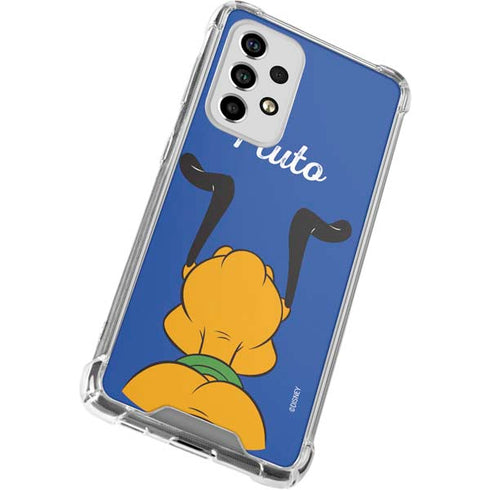 Disney Friends Pluto Backwards Galaxy A53 5G Clear Case