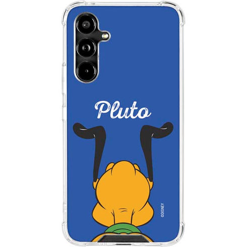 Disney Friends Pluto Backwards Galaxy A54 5G Clear Case