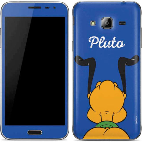Disney Friends Pluto Backwards Galaxy J3 Skin