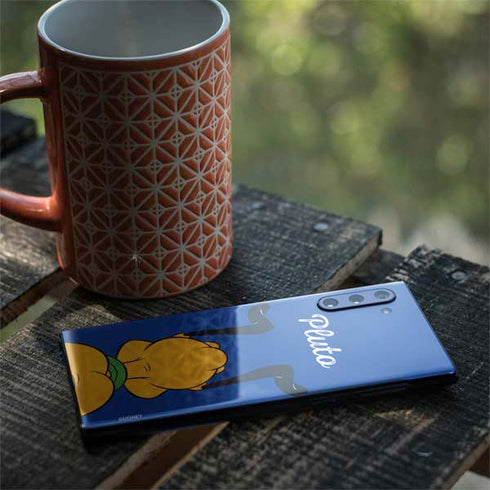 Disney Friends Pluto Backwards Galaxy Note 10 Skin